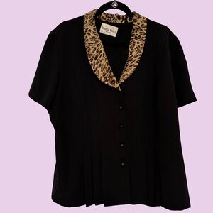 Vintage Danny & Nicole Mob Wife Top Plus Size